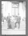 [Prince and Princess Valdemar of Denmark with nephew, Prince George of Greece]