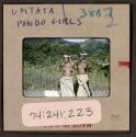 [Mpondo girls, Umtata, South Africa (travel slide)]