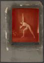 [Nude in front of tapestry]