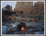 Welder Cutting South Tower Column Bedrock
