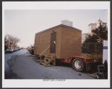 Flatbed with Fake Brick Building