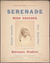 [Sheet music for Salvatore Scudere's song Serenade]