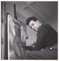 Miguel Covarrubias at Easel, Tizapan
