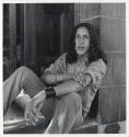 Hector sitting on steps, Buffalo, New York