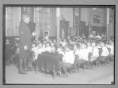 Policeman Lecturing on Civics and Safety