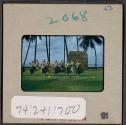 [Hula dancers and musicians, Hawaii (travel slide)]