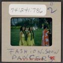 [Dancers at a fashion show, Hawaii (travel slide)]