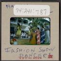 [Dancers at a fashion show, Hawaii (travel slide)]