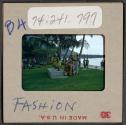 [Dancers at a fashion show, Hawaii (travel slide)]