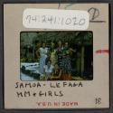 [Five women, Samoa (travel slide)]