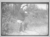 Child with Caterpillar on Branch