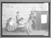 [Children Impersonating Airport Personnel]