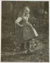 [Young Kate in French Peasant Dress, Voulangis, France]