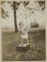[Joan Martin  Playing on a Box, Umpawaug, CT]