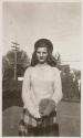 [Joan Martin Wearing a Plaid Skirt]