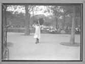 Angeline Carries Her Bundle Of Home-work Through The Park Then Long Hours 'Finishing'...NYC 1909