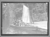[Children with Home-made Sail Boat]