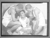 [Three Boys with Trophy]