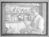 Young Girl Working in Laboratory W. VA.