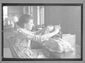 Young Girl in Knitting Mill Stockings