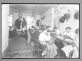 A Corner in an old-time Sweatshop-1910