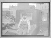 [Boy on Junk Truck]