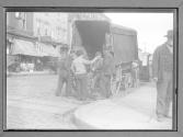 Men around Wagon Newark NJ Ca. 1925