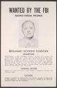 [FBI wanted poster - Benjamin Hoskins Paddock]