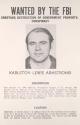 [FBI wanted poster - Karleton Lewis Armstrong]