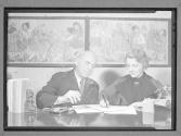[Man and Woman in Conversation]