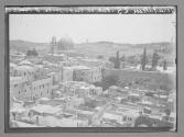 Jerusalem Rue et Mosque d'Omar