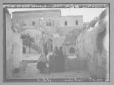 Jerusalem Pretres Abyssins sur le Toit du St. Sepulchre