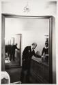 In the cloak room of the casino, Deauville, France