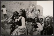 Part of the procession in the Petralia Soprana local Saints' Day Festival, Sicily