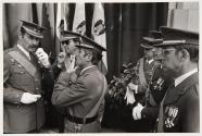 Formerly it was Victory Day during the regime of General Franco, the officers and generals found little change in the ceremonies for Juan Carlos' Armed Forces Day parade, Spain