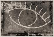 [Chalk drawing of eye, Japan]
