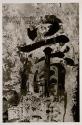 [Chipping paint with kanji, Japan]