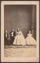 G.W.M. Nutt, Charles Stratton, Lavinia Warren Stratton, Minnie Warren