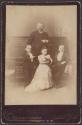 Count Primo Magri, Lavinia Warren, Baron Magri, man, and dog