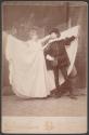 George Washington Kendrick as Gertrude Hagheraty and David Lewis, Jr. as William Shakespeare in Mr. and Mrs. Cleopatra