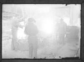 Pouring Steel Old Fashioned Way, Small Pgh Mill 1908-9