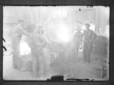 Pouring hot iron- the old way 1909