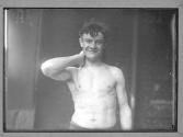Wash up Worker Smiling