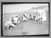 Playing at Seashore