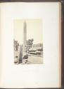 Obelisk and Granite Lotus Column, Karnac