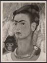 [Frida Kahlo's painting Self-portrait with Monkey (1938)]