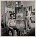 Frida Kahlo painting "Me and My Parrots"