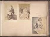 [Two plates from Firenze-Galleria Pisani catalog / Reproduction of a painting of a woman reading]