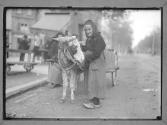 [Woman with Donkey]