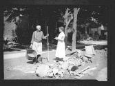 [ARC Woman visits Flood Victim]